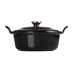 Cocotte Plume 24 Cm Noire Le Creuset